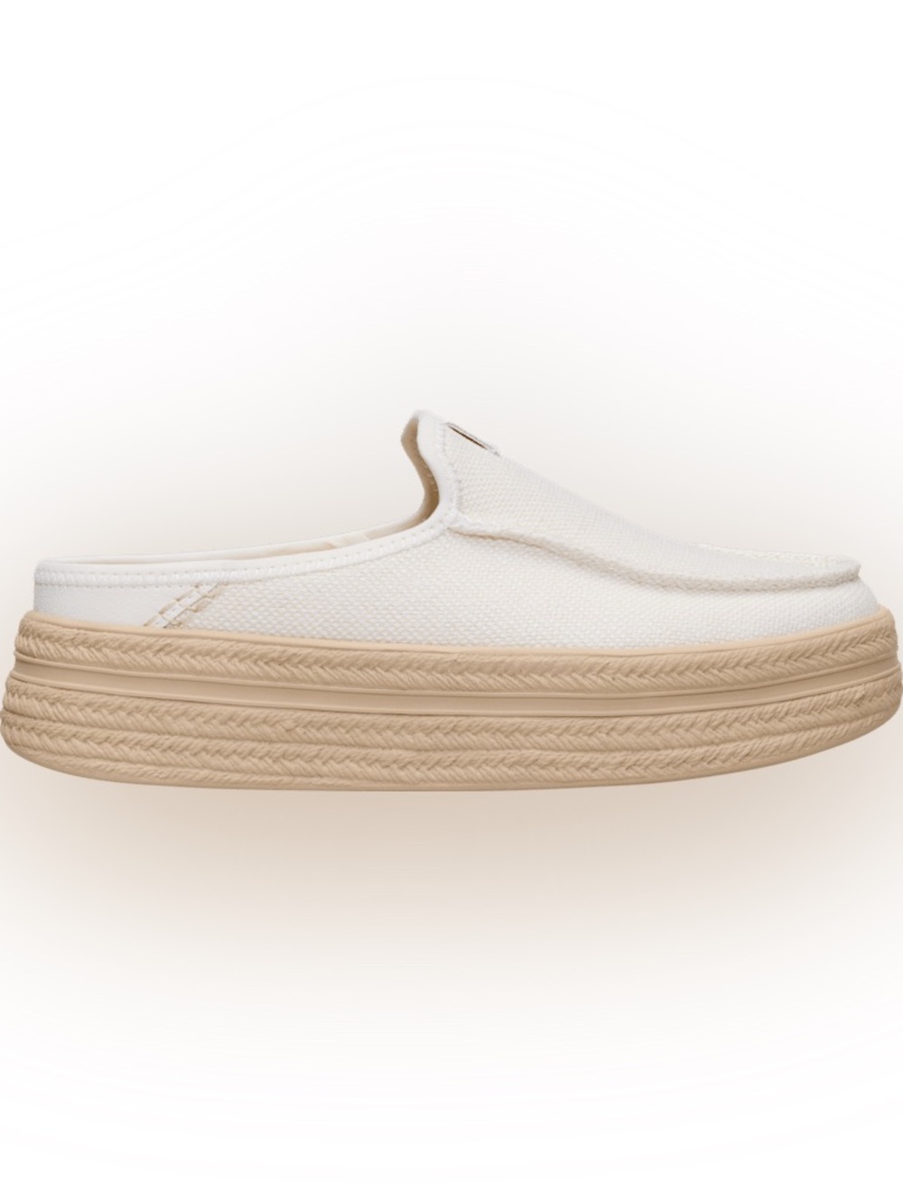 NEW IN BOX HEYDUDE Canvas Slip-On Platform Austin Lift Espadrille Woven size 8 - Picture 3 of 16